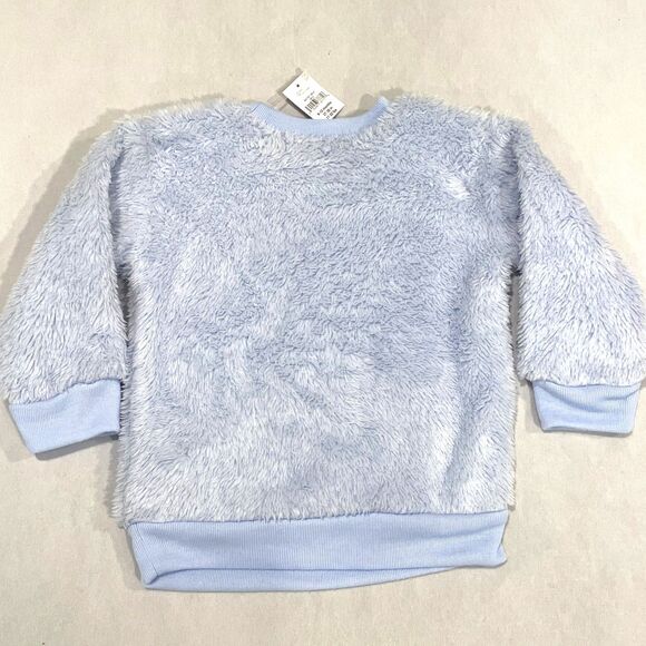 ~ Baby Gap 6-12mo Easter Bunny Fleece Top Lavender PJ Plushie Soft Fluffy Purple - Picture 10 of 12